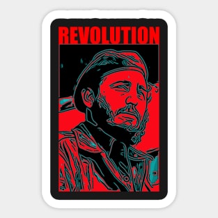 Fidel castro Sticker